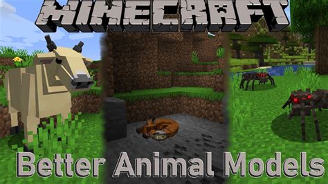 I don't know if mules also suffer from the same mistake. Minecraft. Better Animal Models Showcase - YouTube