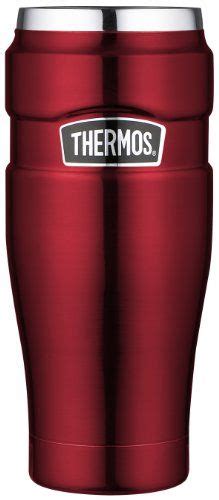 Cool to the touch with hot liquids. BESTSELLER! Thermos Stainless King 16-Ounce Leak-Proof ...