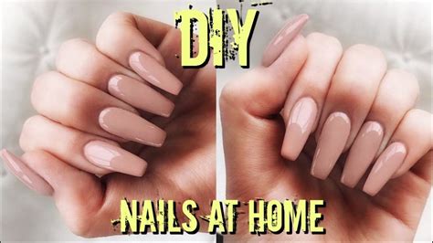 Pick your background color and paint it on your charm in a thick and even coat. DIY FAKE NAILS AT HOME $6 | EASY, QUICK & CHEAP | Nails at ...