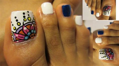 Luego, córtate y límate las uñas de los dedos del pie y. Diseños De Pedicure Bonitos - uñas francesas decoradas