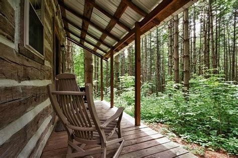 Relax in the hot tub or on the old fashioned porch swing on a covered. Hocking Hills Frontier Log Cabins - UPDATED 2018 Prices ...