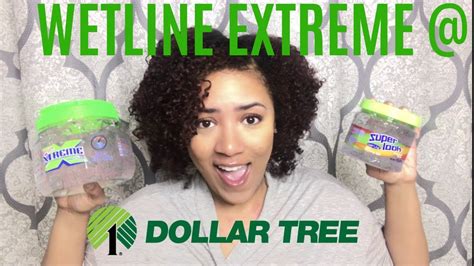 Cosmetics for just a buck! WETLINE XTREME AT DOLLAR TREE?! 💸 NATURAL HAIR - YouTube