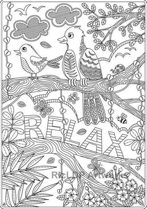 Search images from huge database containing over 620,000 coloring pages. Set of 2 Coloring Pages for Kids and Adults; Relax and ...