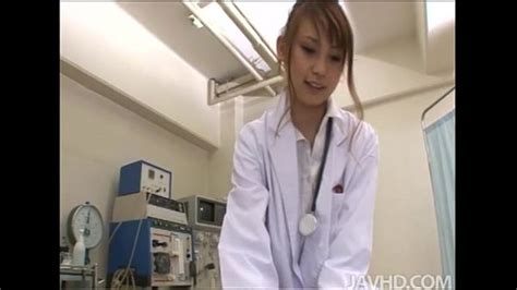 Hot asian creampied by big cock. Horny nurse Ebihara Arisa gives her male patient an ...