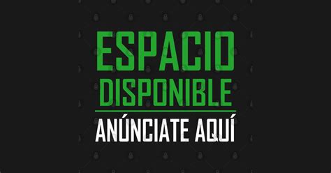 ESPACIO DISPONIBLE - ANÚNCIATE AQUÍ - Publicidad - Sticker ...