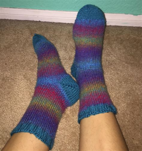 This pattern has been super easy to follow so far! First time knitting socks toe-up and two at a time, I don ...