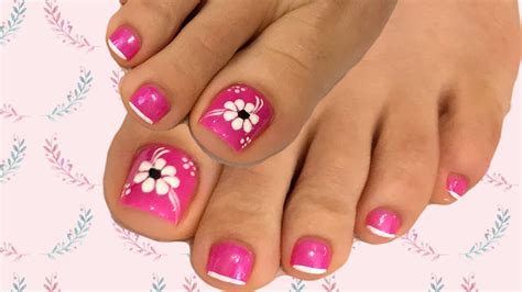 Read more pedicure diseños flores facil :. Flores Uñas Decoradas Pies Faciles - Flores facil Pedicure