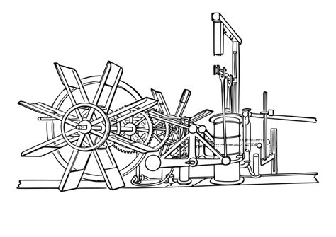 Find & download free graphic resources for steamboat. Coloring page steamboat machinery - img 29607.