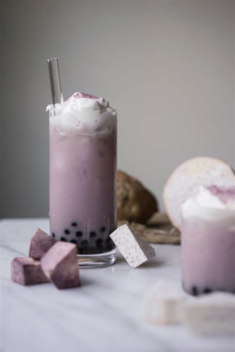 I asked if taro milk tea would do the trick, and she informed me its black tea base would perk me if you are confident in your love of the kung fu tea's taro milk tea, since i've already cracked the. Taro Milk Tea Recipe w/ Tapioca Pearls (Boba) - Hungry Huy