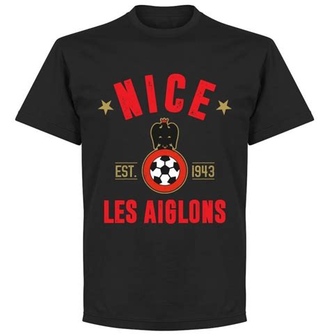 Retro football shirts sell new, old, retro and vintage football shirts, match prepared and signed football shirts. OGC Nice fan shirt EST 1943 - Voetbalshirts.com