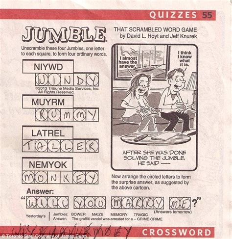 Once you've chosen your crossword, select a clue to solve from the across or down menu, and use your keyboard to type in the answers to each crossword puzzle. How a man surprised his word sleuth girlfriend with custom ...