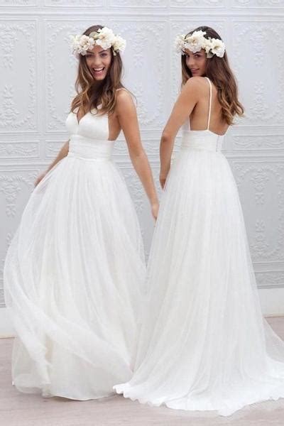 It's truly a waste to purchase a brand new bridesmaid dress for one single wedding. Tulle Wedding Dress,Spaghetti Straps Wedding Dress,Flowy ...
