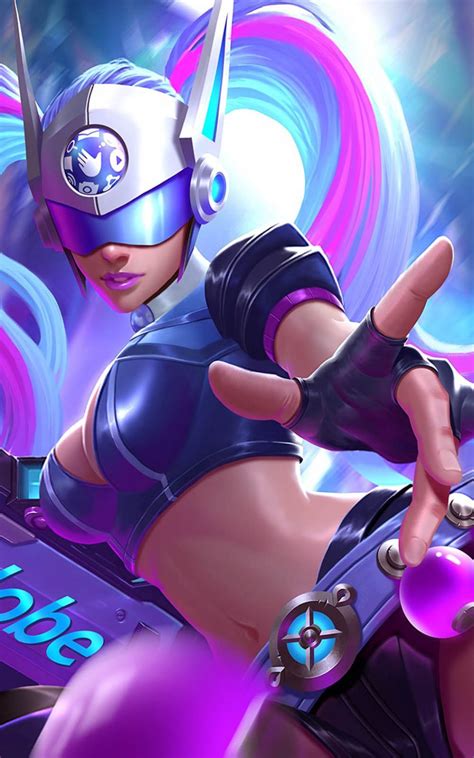 Guau, cada día más fascinado con el lore de mobile legends, la true. Blue Spectre Layla Mobile Legends Free 4K Ultra HD Mobile ...