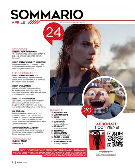 Get the best movie experience with our premium gold class or vmax cinemas. SCARLETT JOHANSSON in Best Movie Magazine, Italy April ...