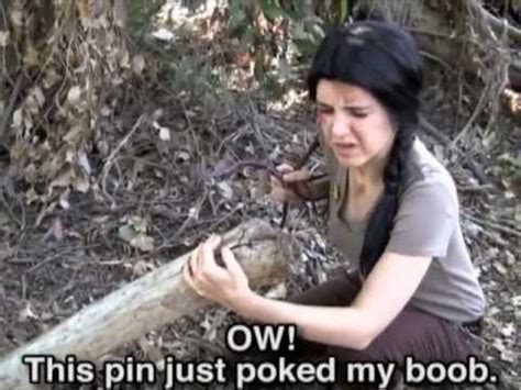 The series is set in the hunger games universe. Katniss in Real Life- HUNGER GAMES PARODY | Geek With Me ...