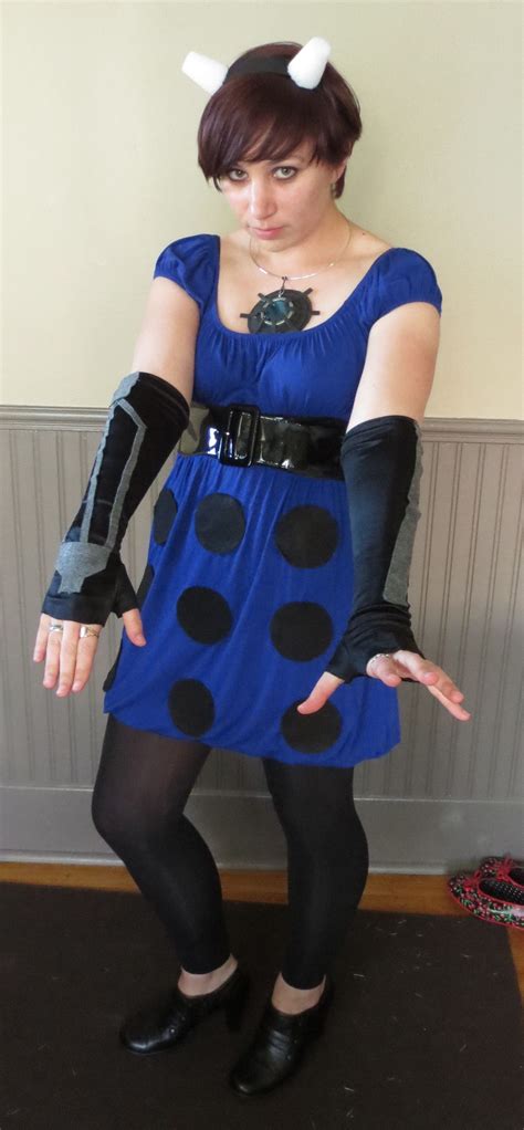 Maybe you would like to learn more about one of these? Awesome diy dalek costume | Dalek, Dalek costume, All black outfit