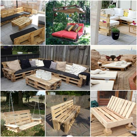 Viele bauen sich eine einfache lounge aus europaletten für den garten, indem sie die paletten wunschgemäß nebeneinander stellen, übereinander stapeln und dann nur noch mit. Gartenmöbel aus Paletten selber bauen und den Außenbereich ausstatten