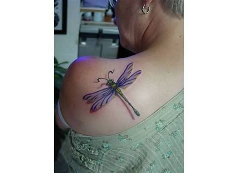Enjoy the coolest designs and pick your favorite! dragonfly tattoo, real dragonfly tattoo, color tattoo ...