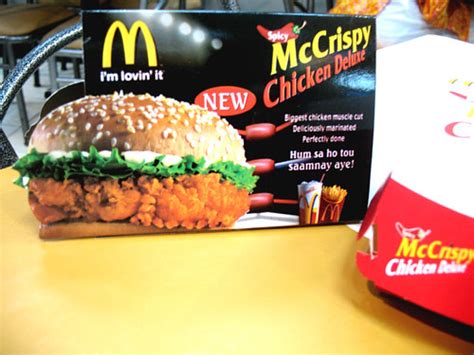 We found the mccrispy to be more peppery, with the spiciness building up slowly instead of hitting you right away. McCrispy | Man it was pathatic very oily no taste please ...