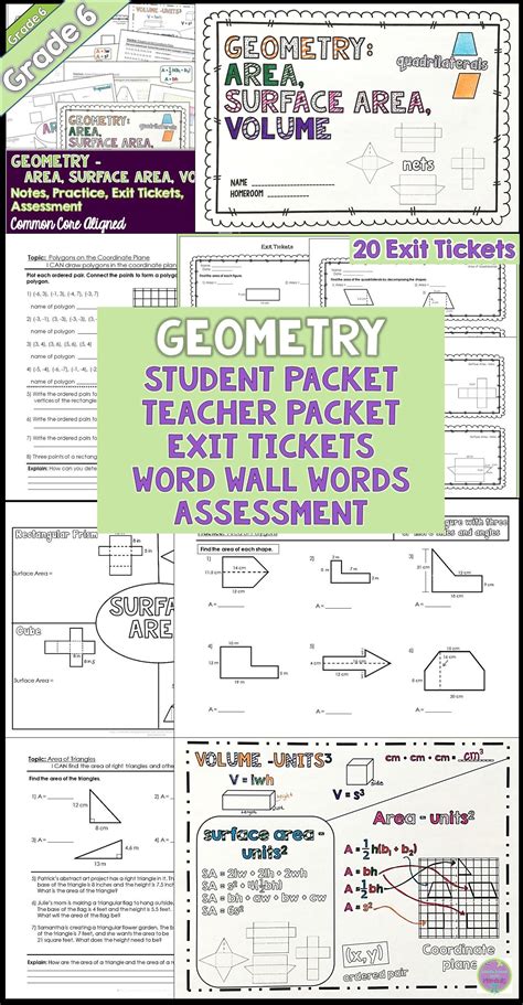 A shortcut to check for the numbers divisible by 11 is by adding the numbers in even and odd places and subtracting the two sums. 6th Grade Math Geometry Unit - Area, Surface Area, Volume ...