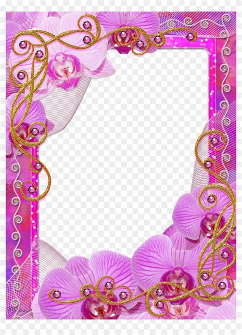 Set von 10 clipart bilderrahmen mit transparentem hintergrund, glitzernden glanz hinzugefügt. Bilderrahmen Orchideen Png, Transparent Png - 900x1200 ...