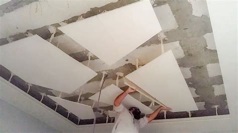 You need a metal furring control joints, as specified and detailed by the architect, shall be installed in the following situations if you attach something heavy sa gyp board, natural lang na babagsak yan. How to gypsum false ceiling pop false ceiling DIY GYPSUM ...