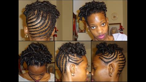 Short hair updos exist, what a relief! Curly Braided Updo On Natural Short Hair . - YouTube