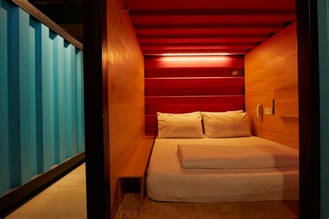 Capsule by container hotel has 2 capsule types: Capsule by Container Hotel