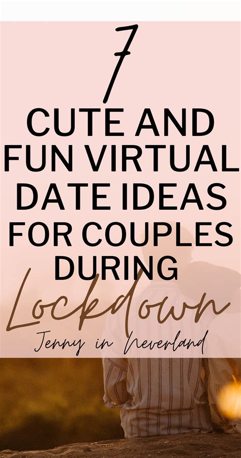 How To Date Virtually During Lockdown · Jenny in Neverland ...