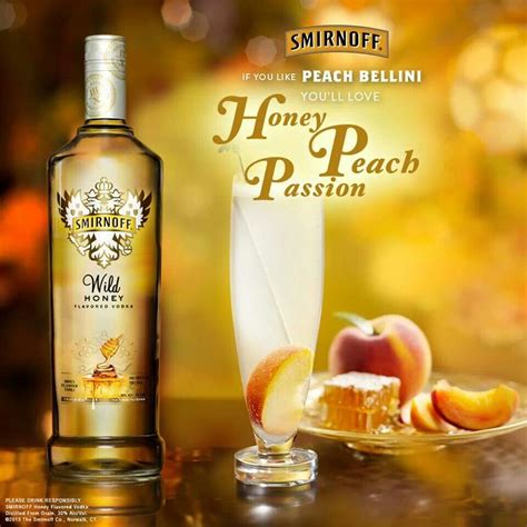 1 oz. Wild honey smirnoff vodka .5 oz peach smirnoff vodka ...