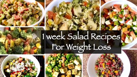 Some other foods you can include: 1 Week Salad Recipe | 7 Healthy Quick and Easy Indian ...