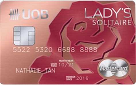 Ease of use, good service and speedy in response to waiver requests as well as more rewards. UOB Lady's Solitaire Card reviews