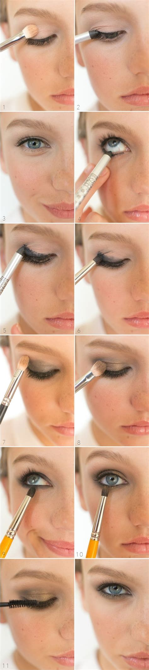Smokey form of makeup also makes the eyes look big. Get Ready For Date Night With These 20 Smokey Eye Tutorials