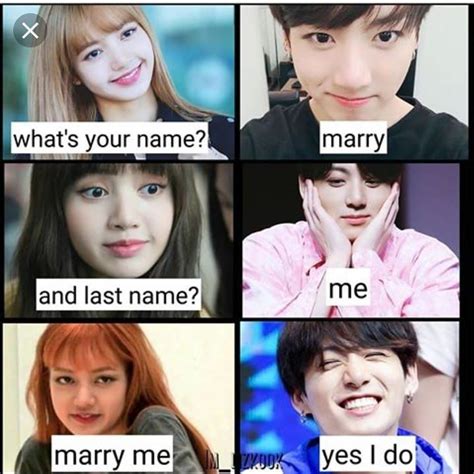 It's time to find out what combination of a blackpink member and a bts member you are. Pin by Dulce Saldaña on W | Blackpink funny, Blackpink and bts, Bts kiss