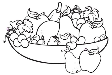 Download now how to draw fruits in a basket. Gambar Mewarnai Buah-buahan Segar Untuk Anak-anak