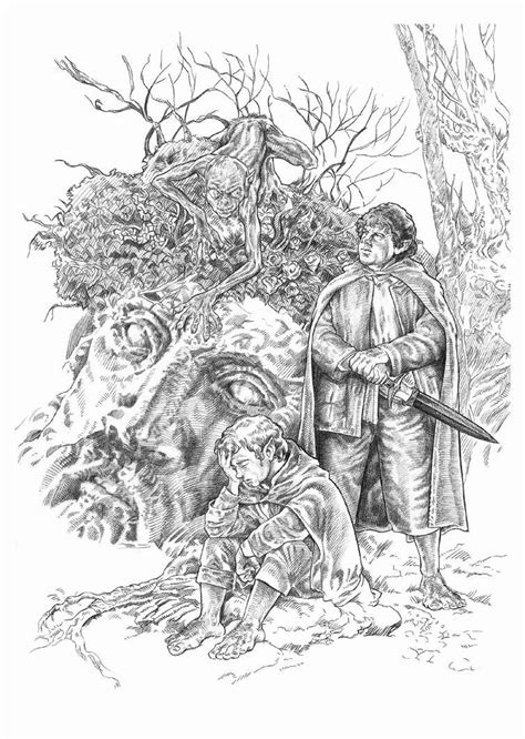 Showing 12 coloring pages related to frodo. Frodo y Sam by NachoCastro | Coloring pages, Colorful ...