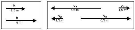 L'opposto di un vettore è un vettore che ha stessa direzione e stesso modulo, ma verso opposto. Somme di vettori paralleli