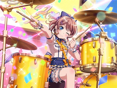 Official anime bang dream bandori poppin party yamabuki saaya storage case box. Saaya Yamabuki - Happy | Cards list | Girls Band Party | Bandori Party - BanG Dream! Girls Band ...