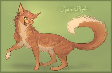 She was born as squirrelkit to firestar and sandstorm alongside leafkit. Warrior Cats - Squirrelflight by VanyCat on DeviantArt