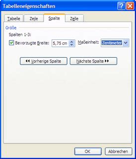 Word 2010 wird daraufhin sofort ihr. Wordwelt :|: Tabelle :|: Tabelleneigenschaften