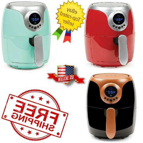 As seen on tv copper chef air fryer 2qt with turn dial. Copper Chef 2 QT Black & Copper AirFryer