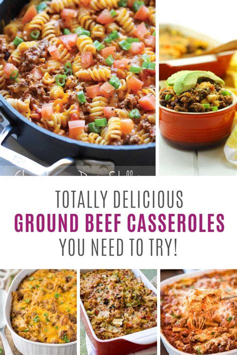 Quick and easy recipes for breakfast, lunch and dinner. 22 Easy Ground Beef Casserole Recipes for Budget Friendly ...