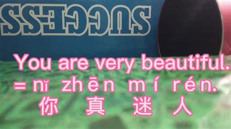 Vindt ge/vind je het leuk/plezant hier? 10."You are very beautiful."How to say it in Chinese ...