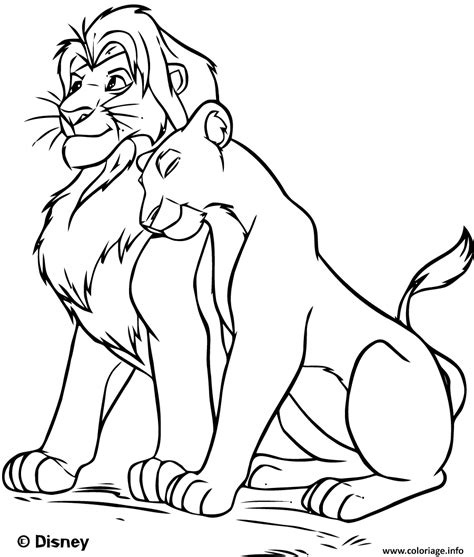 Coloriage Disney Le Roi Lion 2019 Dessin Disney Walt à ...