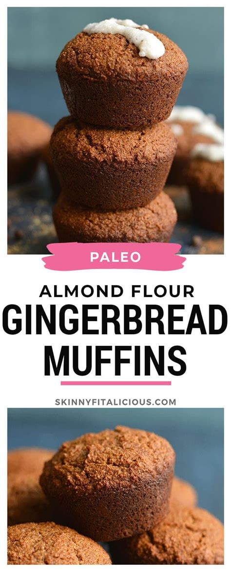 Paleo Gingerbread Muffins! High protein, easy to make and ...