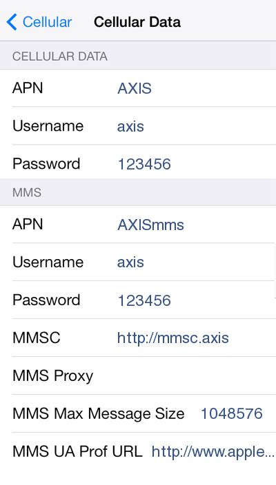 Oleh karena itu perlu pengaturan yang tepat agar memudahkan aksesnya. Setting APN Axis di iPhone - 4G LTE APN Indonesia