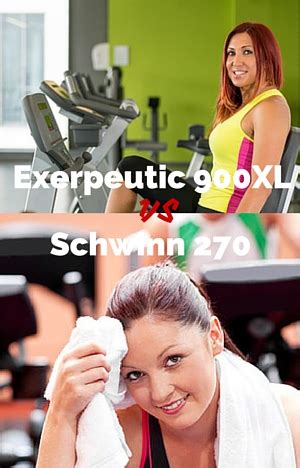 Extera 550 vs schwinn 270 : Exerpeutic 900xl vs Schwinn 270 Recumbent Bike - How Do ...