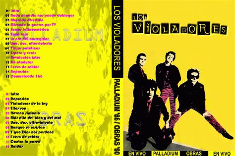 Jan 16, 2010 · en medio del anuncio del regreso de los violadores, pil trafa llega a córdoba para presentar su nuevo disco solista. Música en cd y dvd: Los Violadores - Palladium '86 y Obras ...