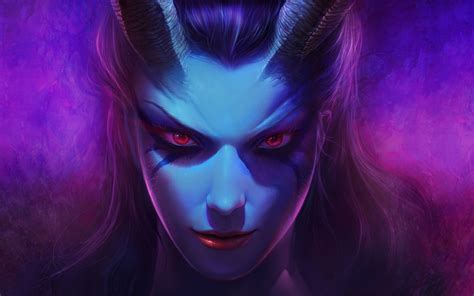 Looking for the best wallpapers? Female Demon Wallpaper 12480 - Baltana