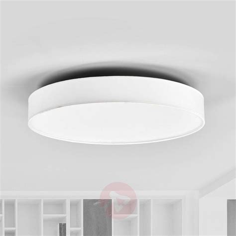 Shop the latest white ceiling light and choose from top modern and contemporary designer brands at ylighting. Large white fabric LED ceiling light Saira | Lights.co.uk